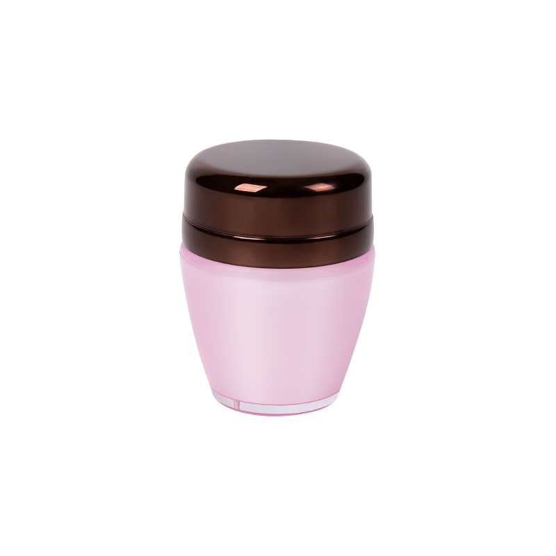 Metallstruktur Airless Pump Lotion Jar 