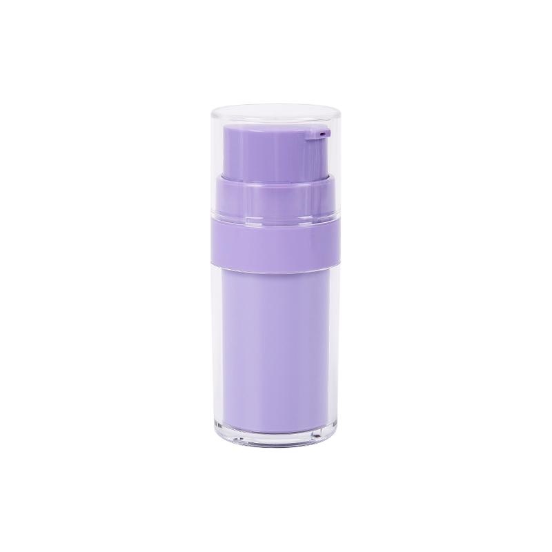 Mini Clear Plastic Shell Airless Pump Lotion Bottle 