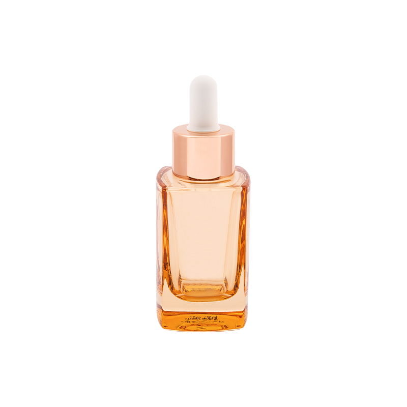 30 ml rosa glas serumdroppflaska
