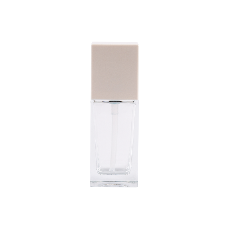 30 ml transparent glas fyrkantigt rör