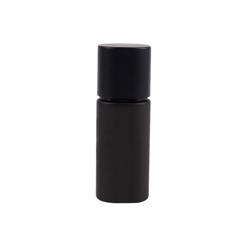 30 ml rent svart kosmetiskt glasrör
