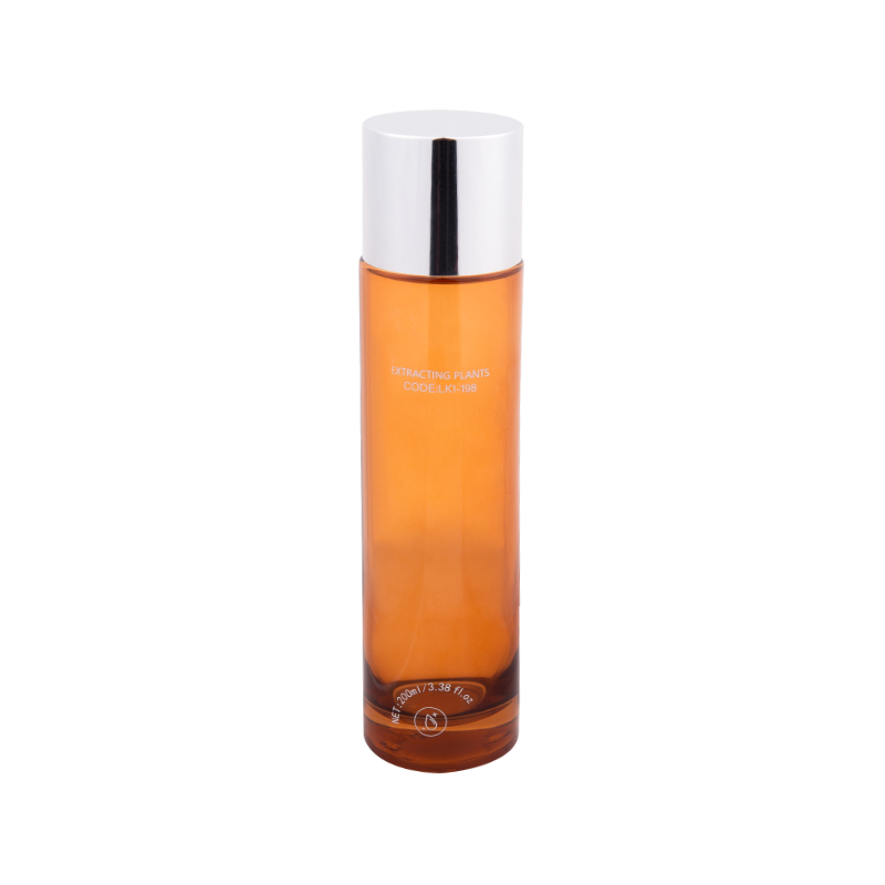 200 ml Elegant Amber Glass Toner Lotion Bottle