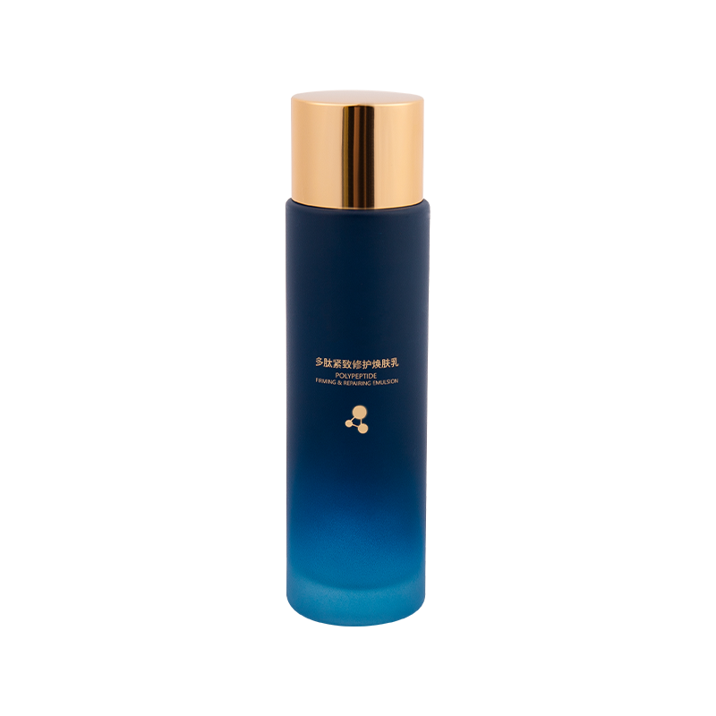 80 ml havsblå gradientglaslotionflaska