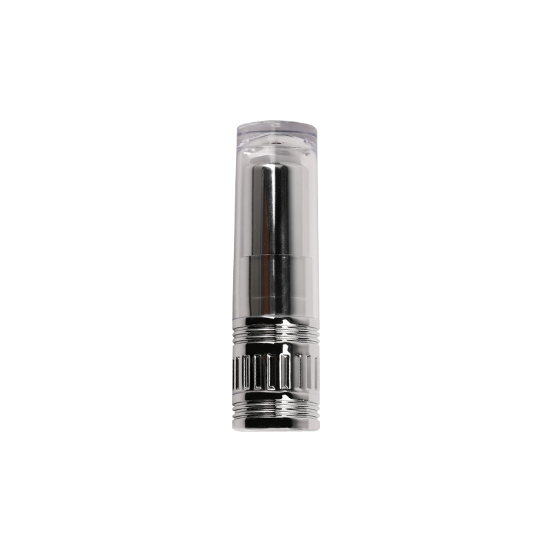 Elegant Silver Pet Lipstick Tube