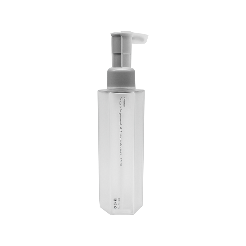 PETG 120 ml Hexagonal Foaming Cleanser Bottle